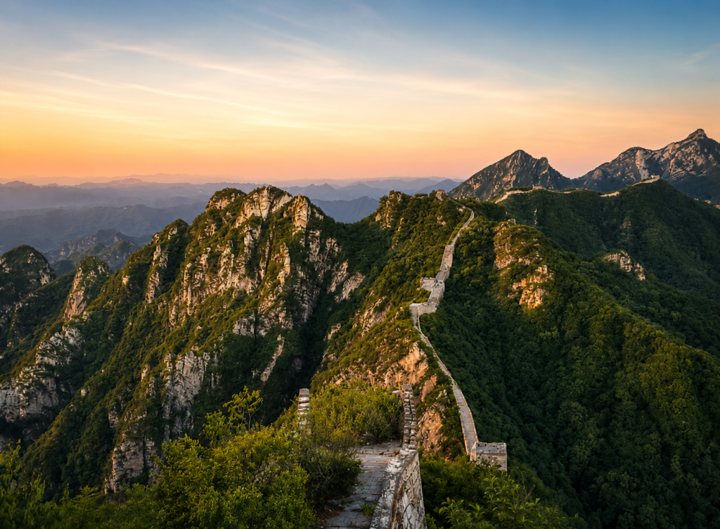 Grande muraille de chine section Jiankou 