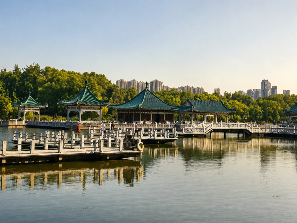 Main Attractions at Wuhan East Lake Scenic Area
en chine