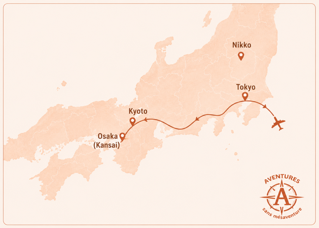 Visiter le Japon en 2 semaines : itinéraire de 15 jours entre Tokyo, Kyoto et Osaka itinéraire 2 semaines au japon tokyo kyoto osaka