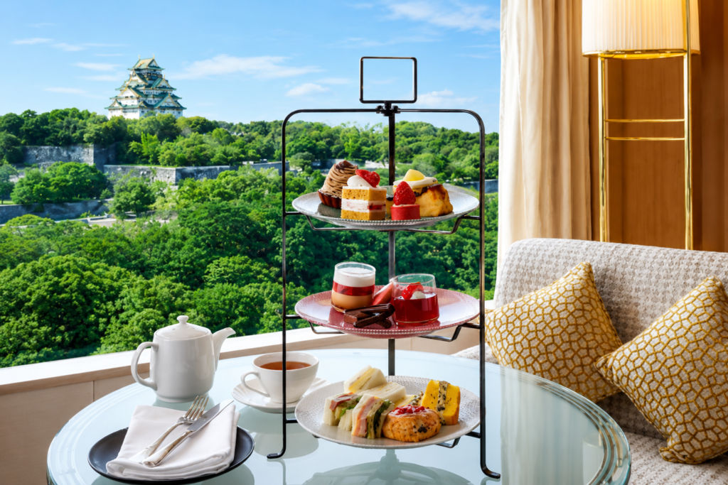 Visiter le Japon en 2 semaines : itinéraire de 15 jours entre Tokyo, Kyoto et Osaka Où dormir à Osaka pour un séjour haut de gamme ?
Le Hotel New Otani Osaka est une belle option 5 étoiles, situé juste en face du château d’Osaka.
