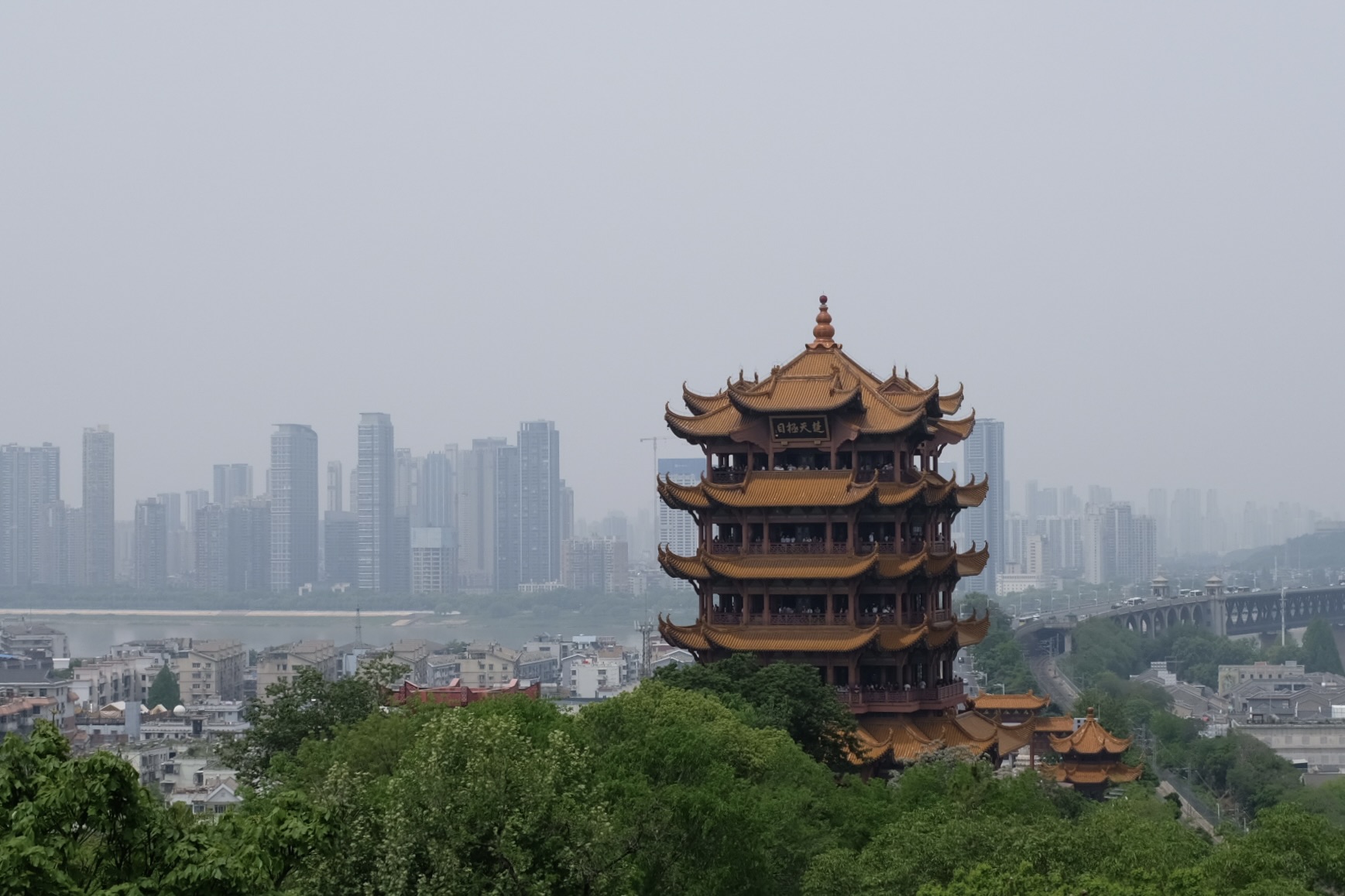 yellow crane tower wuhan chine