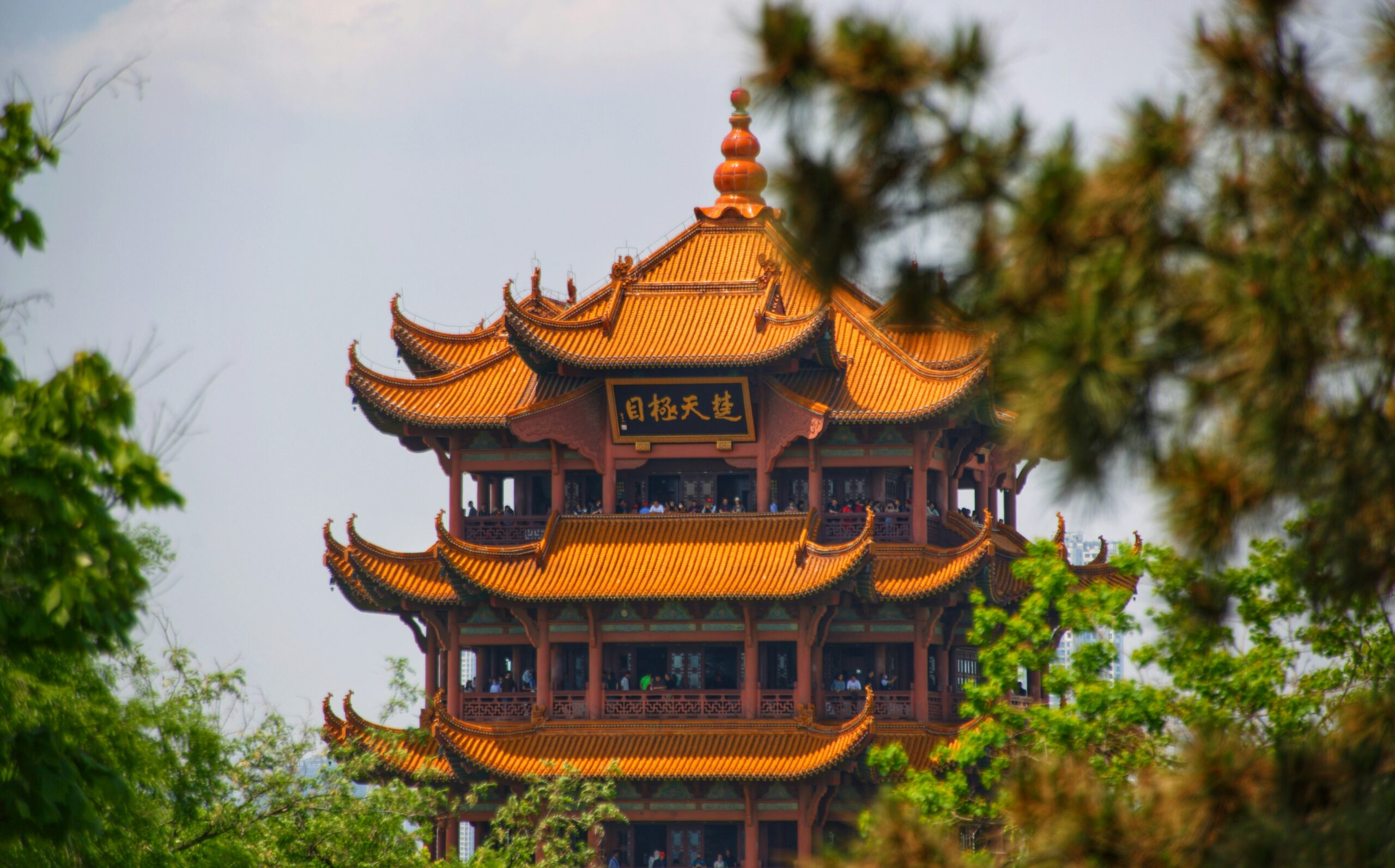 yellow crane tower wuhan chine 