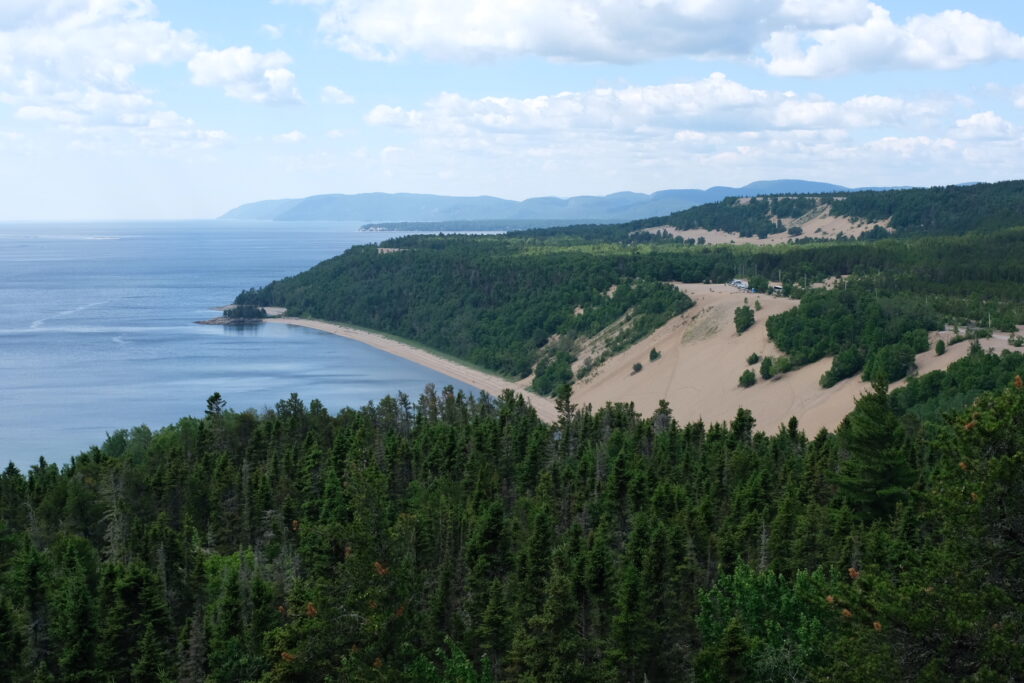 Sentier sablonneux des Dunes de Tadoussac
