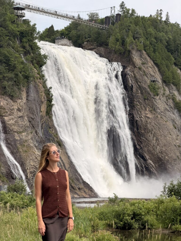 Canada Chutes Momorency vers Quebec au Canada road trip