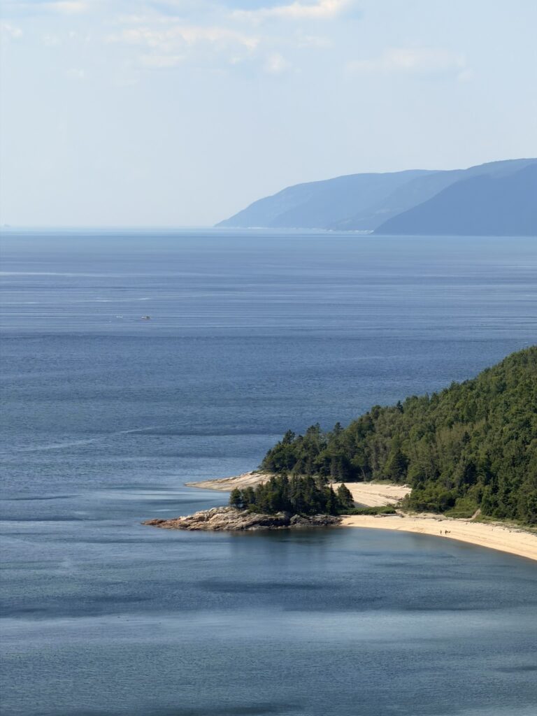 sentier des dunes à Tadoussac au Québec